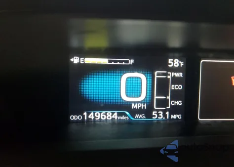 2016 Toyota Prius from USA, damaged, VIN JTDKARFU7G3025555